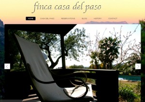 website casa del paso (Nieuwe Website Finca Casa del Paso)